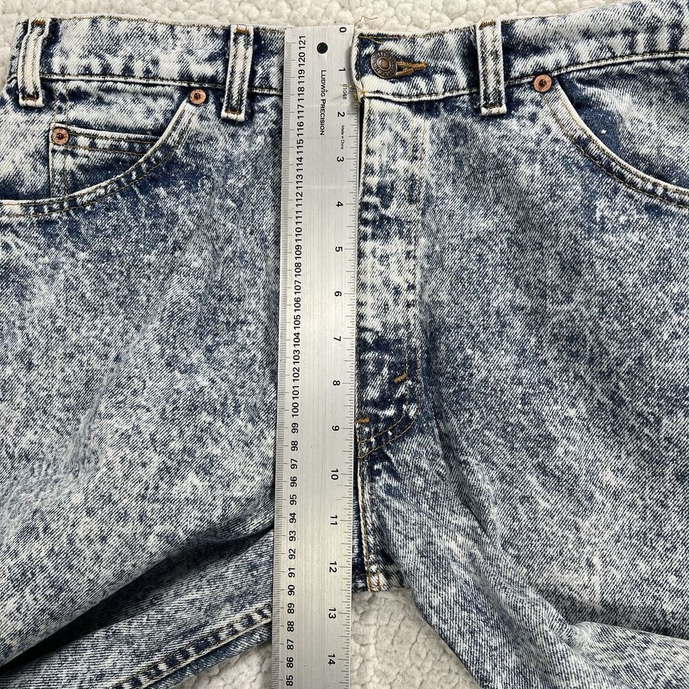 VTG Levi’s 554 Men’s 34x30 (Actual 32x30) Acid Wash Orange Tab 90’s USA - Picture 11 of 12